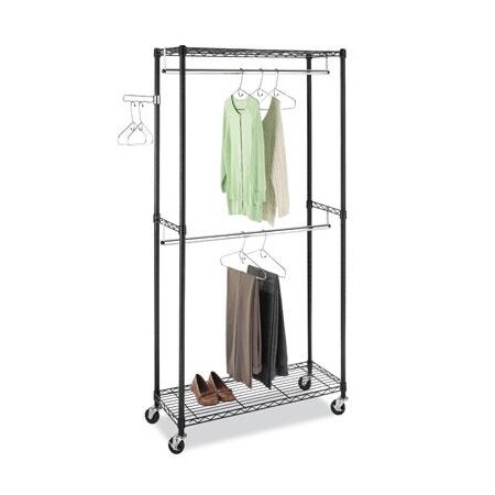 Whitmor Supreme Doublerod Garment Rack 6070-3366-BB